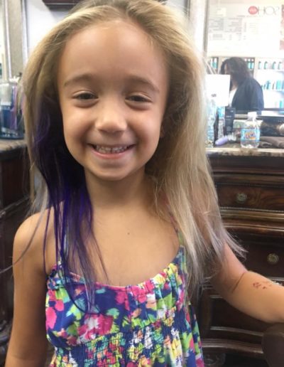 Cute kids' haircut at Soho Style Salon Lake Worth Florida